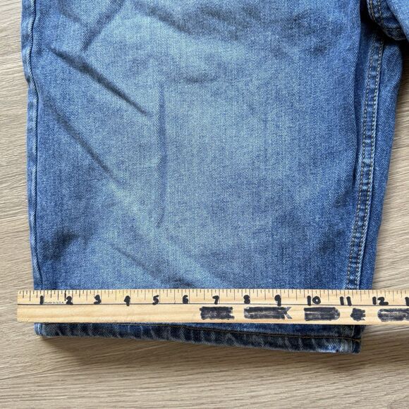 Levis 569 Shorts Men 38x11 Jean Cutoff Loose Straight Jorts Cotton Denim - Picture 7 of 10